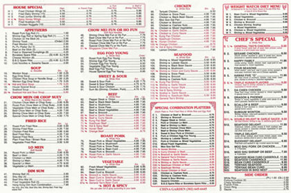 Full Menu